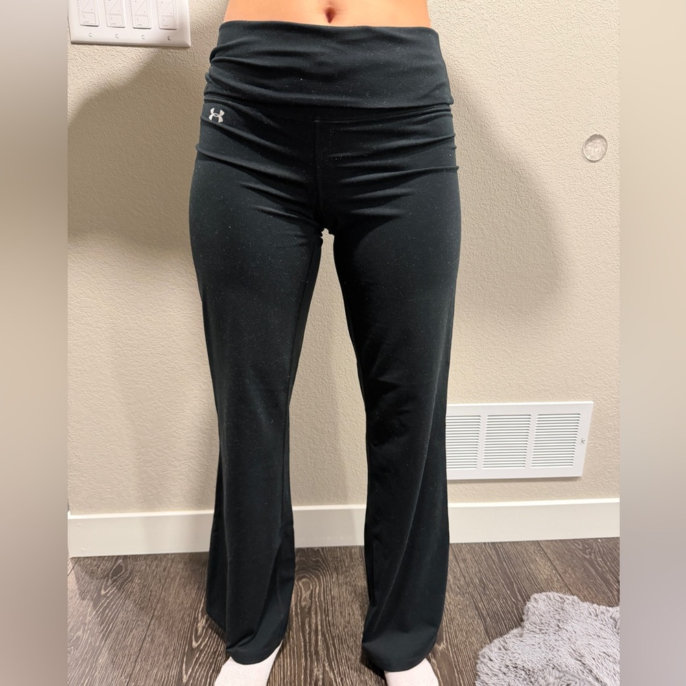 Under Armour Black Flared Women's Workout Pants